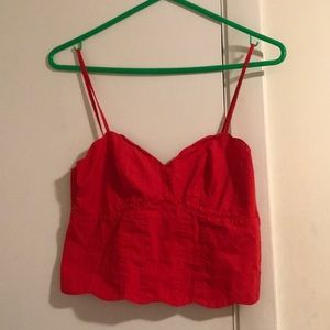 Maeve bustier crop top